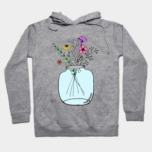 Floral Mason Jar Hoodie